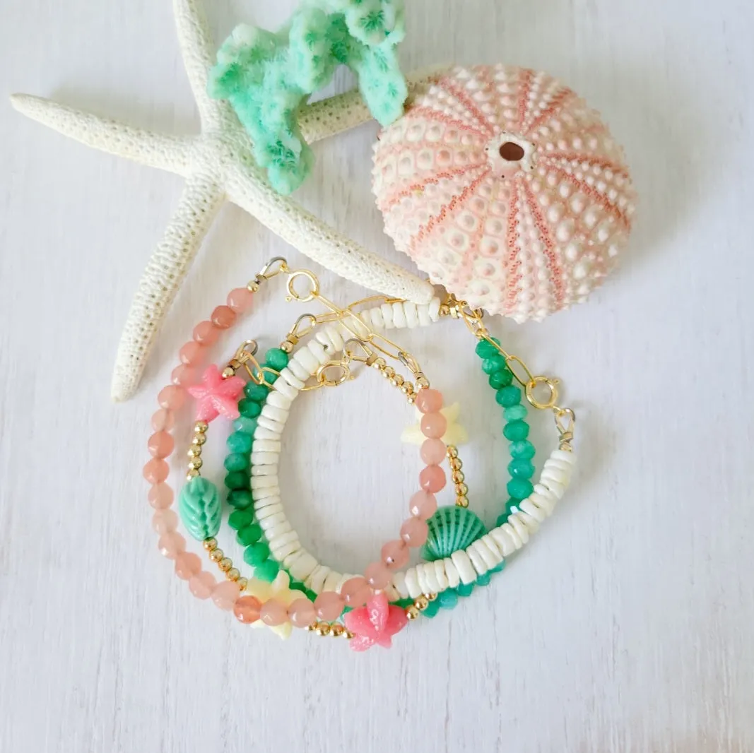 Mermaid - Girls Beach Bracelet - Set or Each
