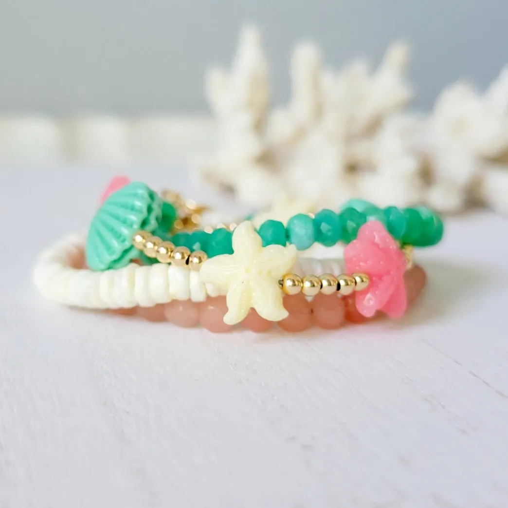 Mermaid - Girls Beach Bracelet - Set or Each