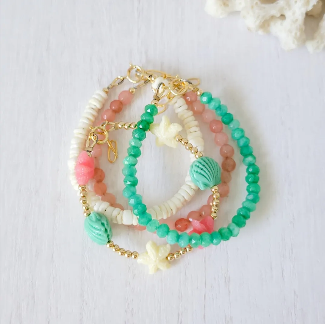 Mermaid - Girls Beach Bracelet - Set or Each