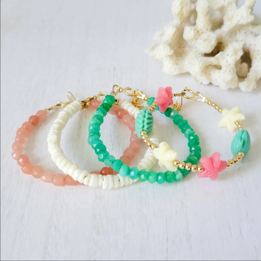 Mermaid - Girls Beach Bracelet - Set or Each