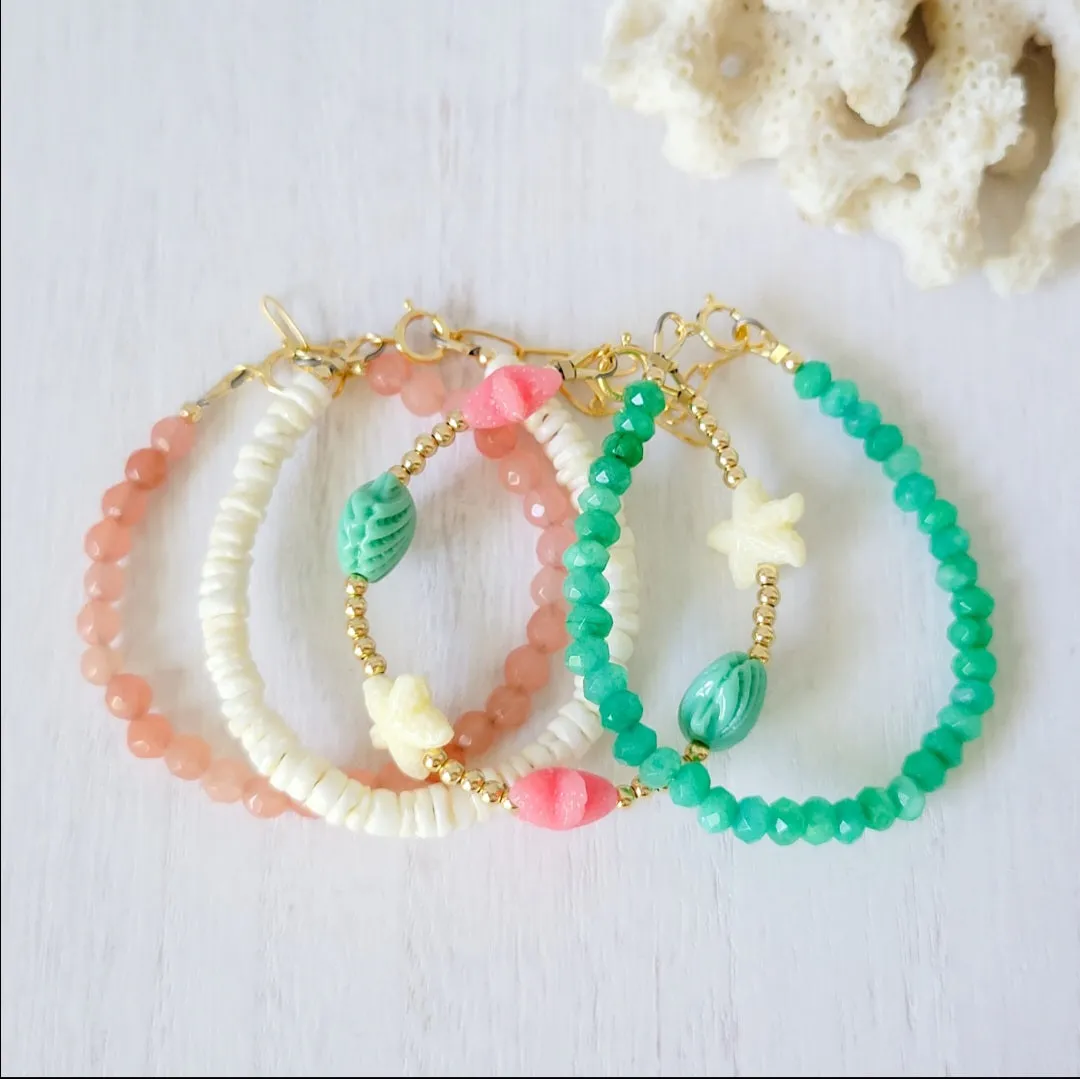 Mermaid - Girls Beach Bracelet - Set or Each