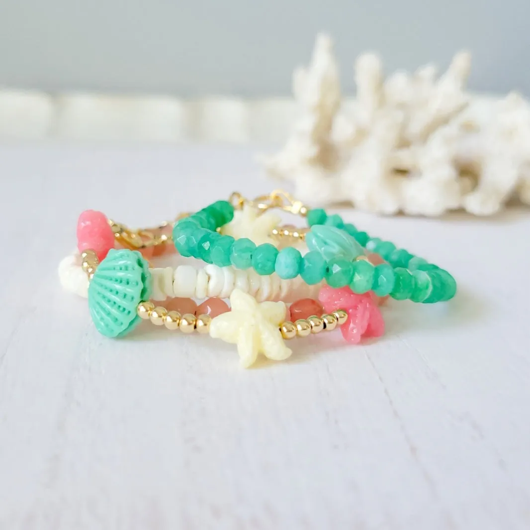 Mermaid - Girls Beach Bracelet - Set or Each