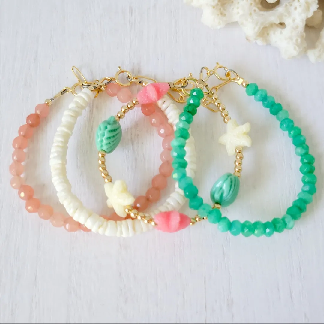 Mermaid - Girls Beach Bracelet - Set or Each