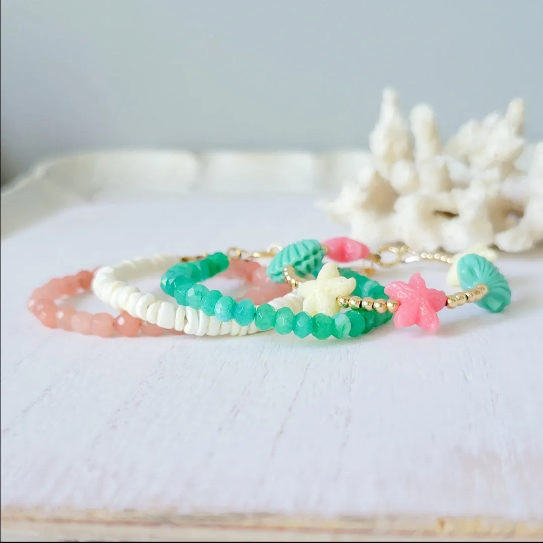 Mermaid - Girls Beach Bracelet - Set or Each