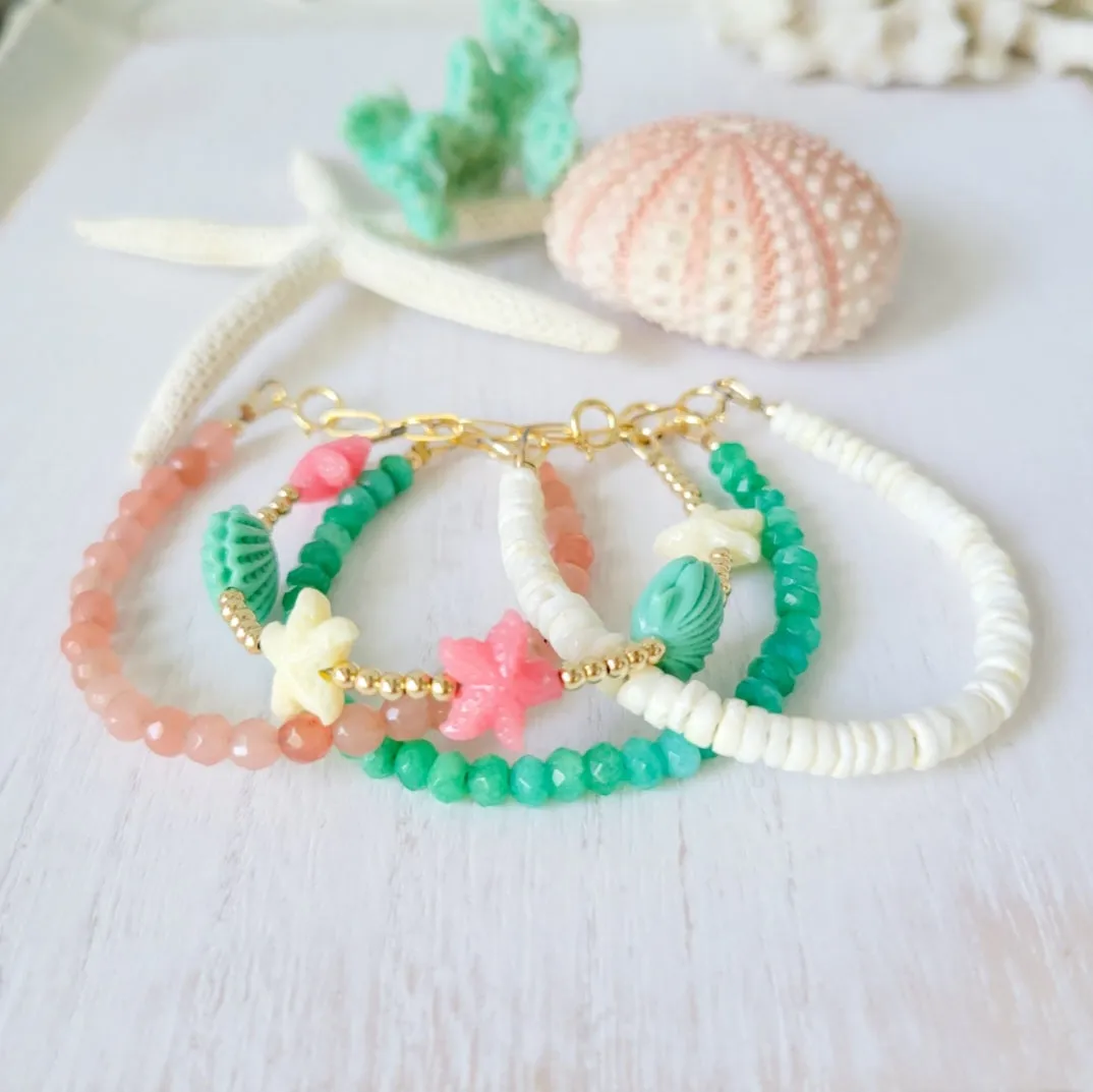 Mermaid - Girls Beach Bracelet - Set or Each