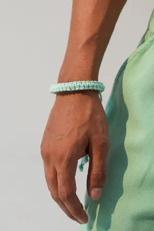 Mint Thread Knotted Bracelet