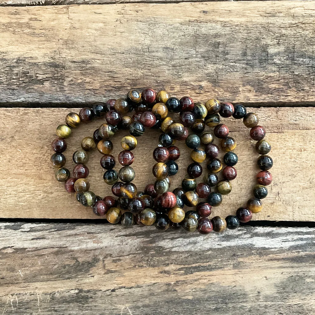 Mixed Tiger's Eye Bracelet (8mm)