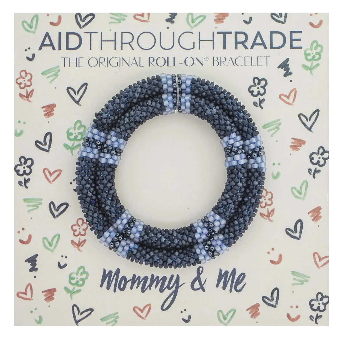 Mommy & Me Roll-On Bracelets - Midnight Blue