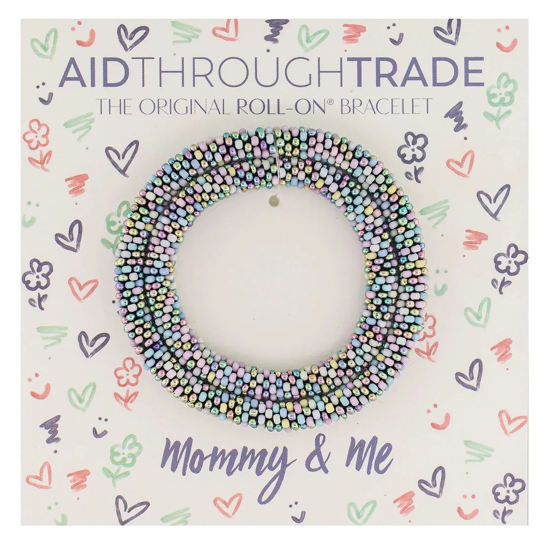 Mommy & Me Roll-on Bracelets - Pastel Moon