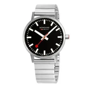 Mondaine Classic Stainless Steel Analogue Watch