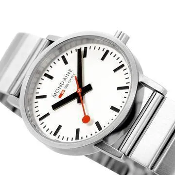 Mondaine Classic Stainless Steel Analogue Watch