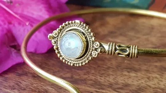 Moonstone Goddess Arm Cuff