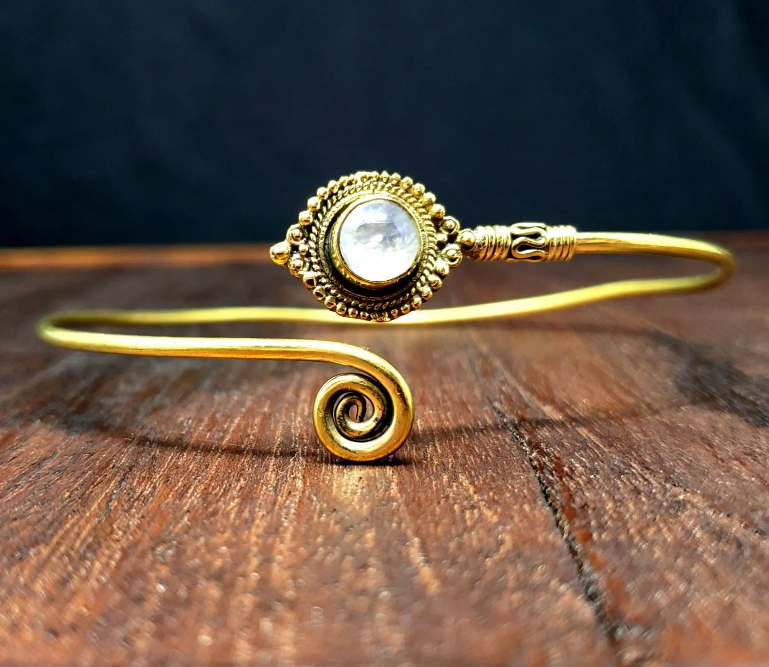 Moonstone Goddess Arm Cuff