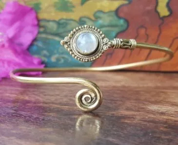 Moonstone Goddess Arm Cuff