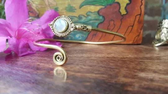Moonstone Goddess Arm Cuff