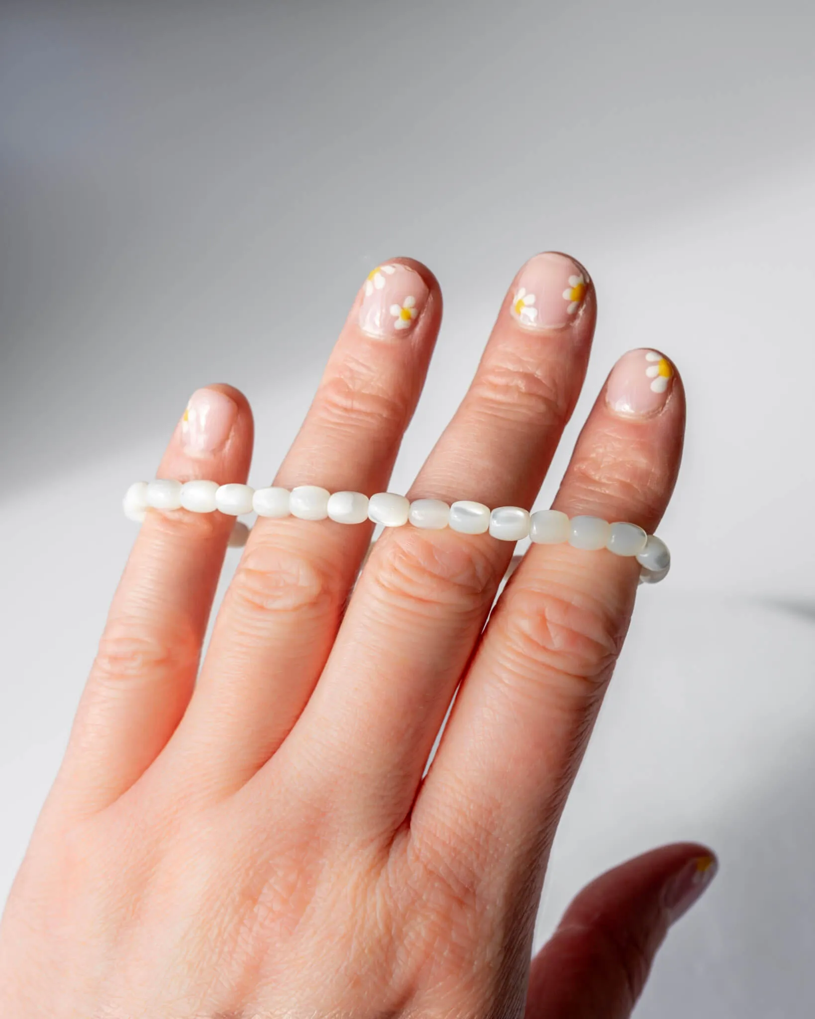 Mother of Pearl 3mm Bracelet