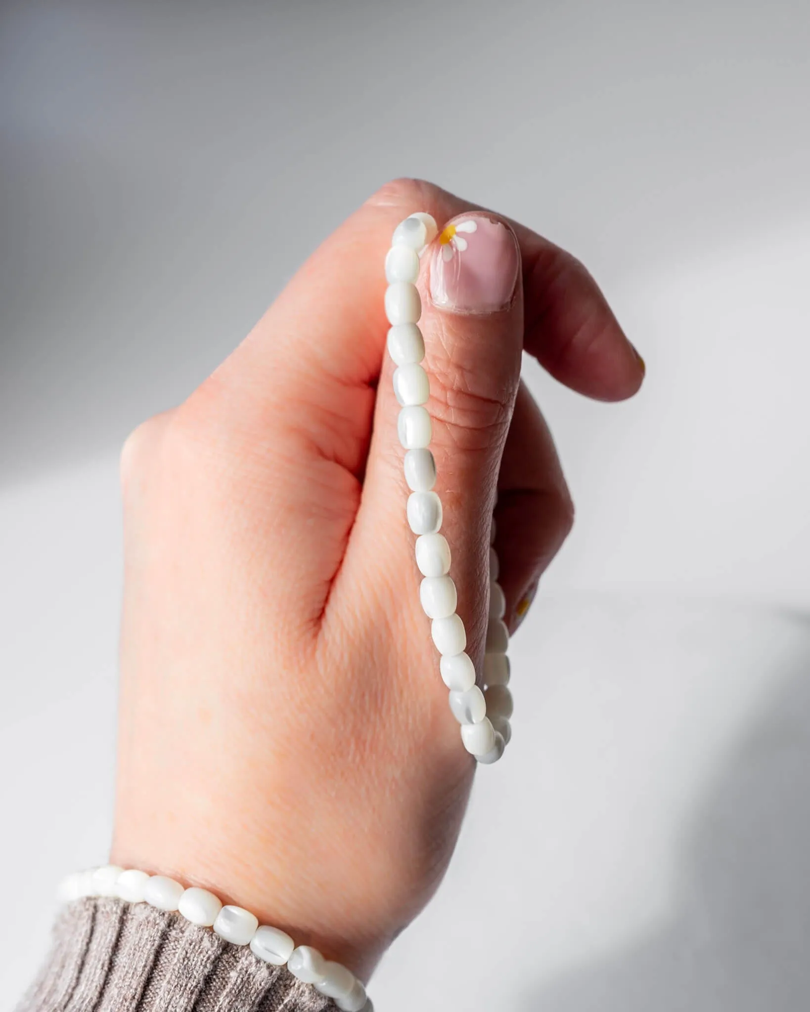 Mother of Pearl 3mm Bracelet
