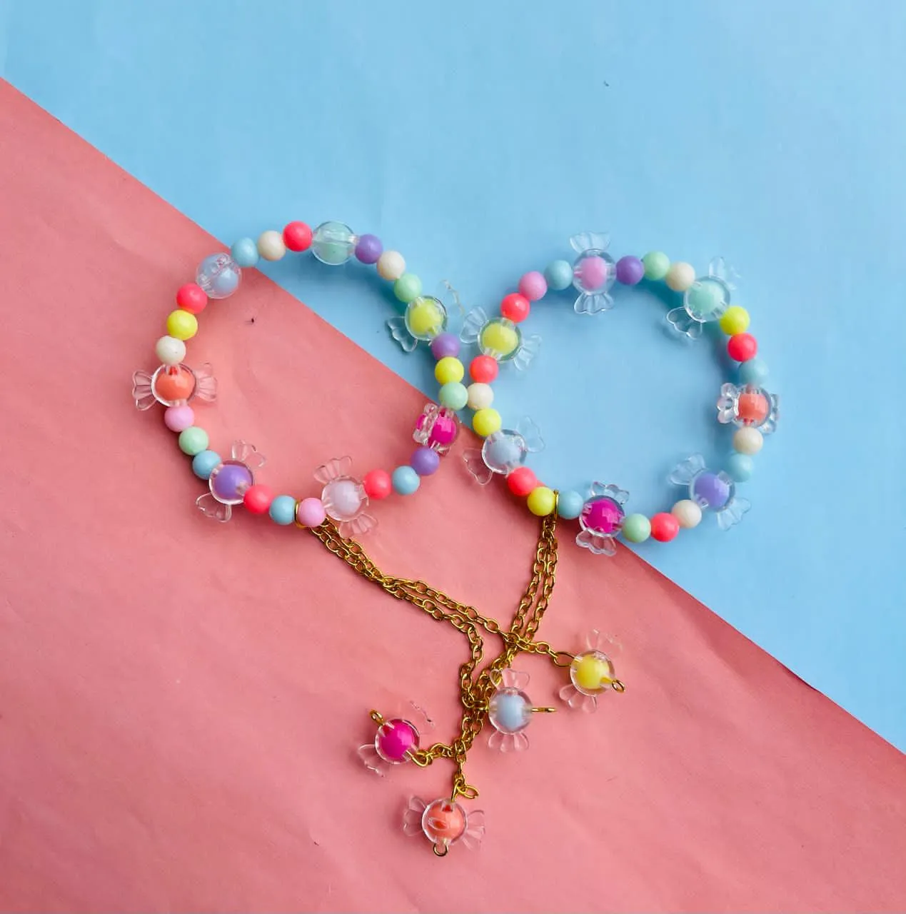 Multi beaded Chain Bracelets