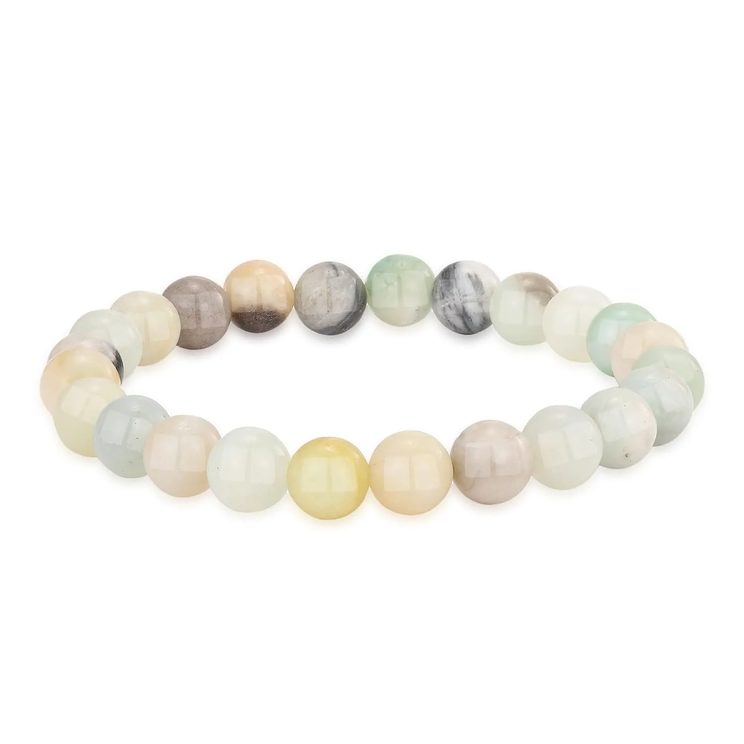 Multicolor Amazonite Crystal Bracelet
