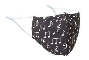 Music Notes Face Mask
