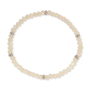 My FUN Colors Mini Crystal Bracelet Champagne AB Crystal / Silver Accent