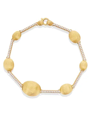 Nanis 18k Yellow Gold Diamond Boules Bracelet