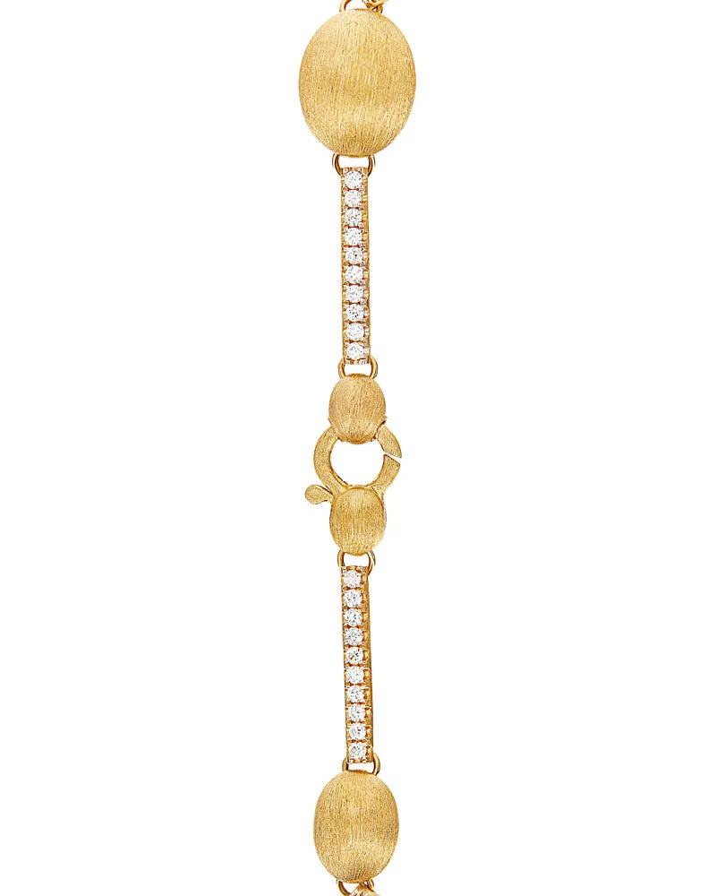Nanis 18k Yellow Gold Diamond Boules Bracelet
