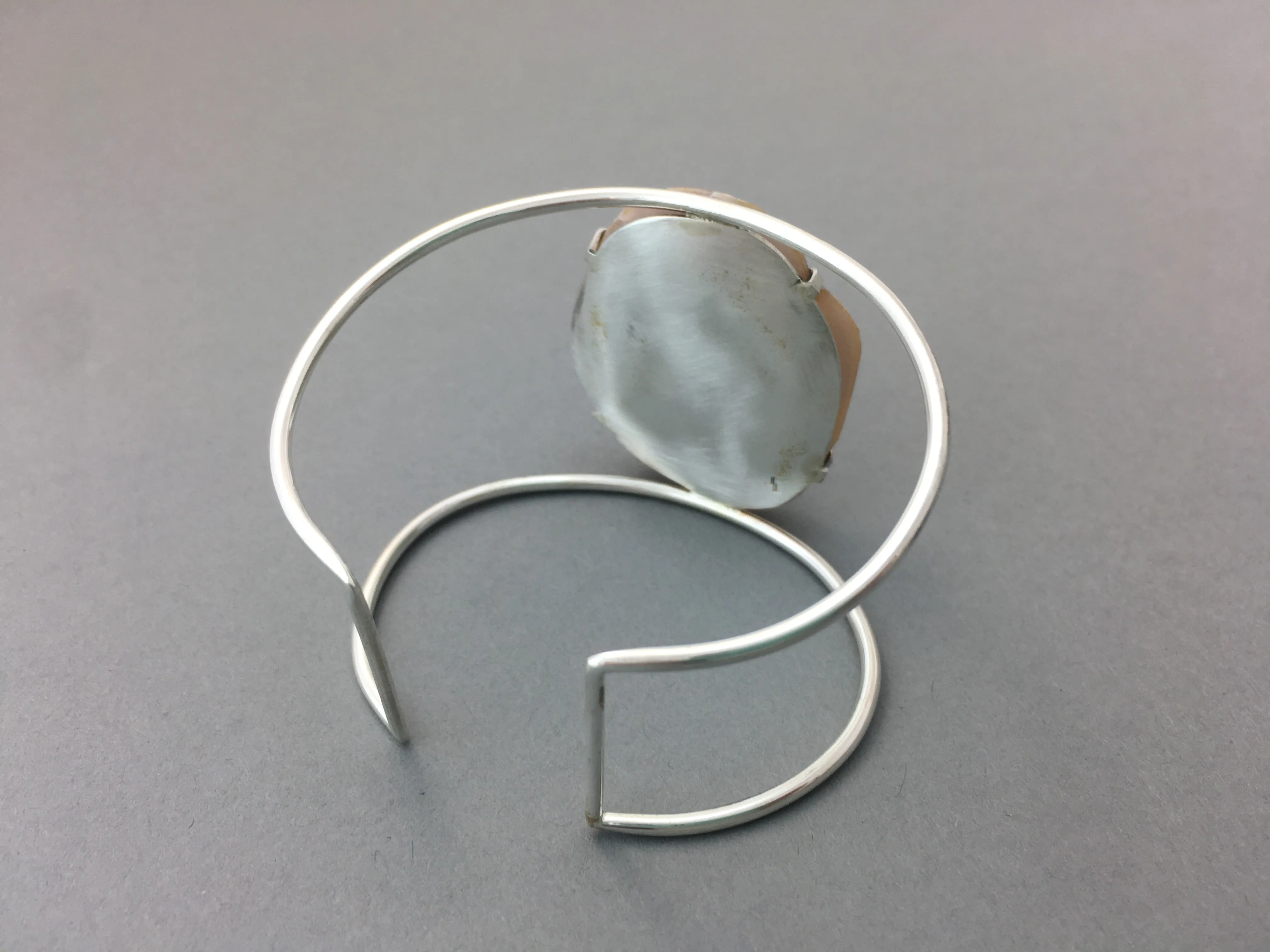 NATURAL DRUZY OPEN CUFF
