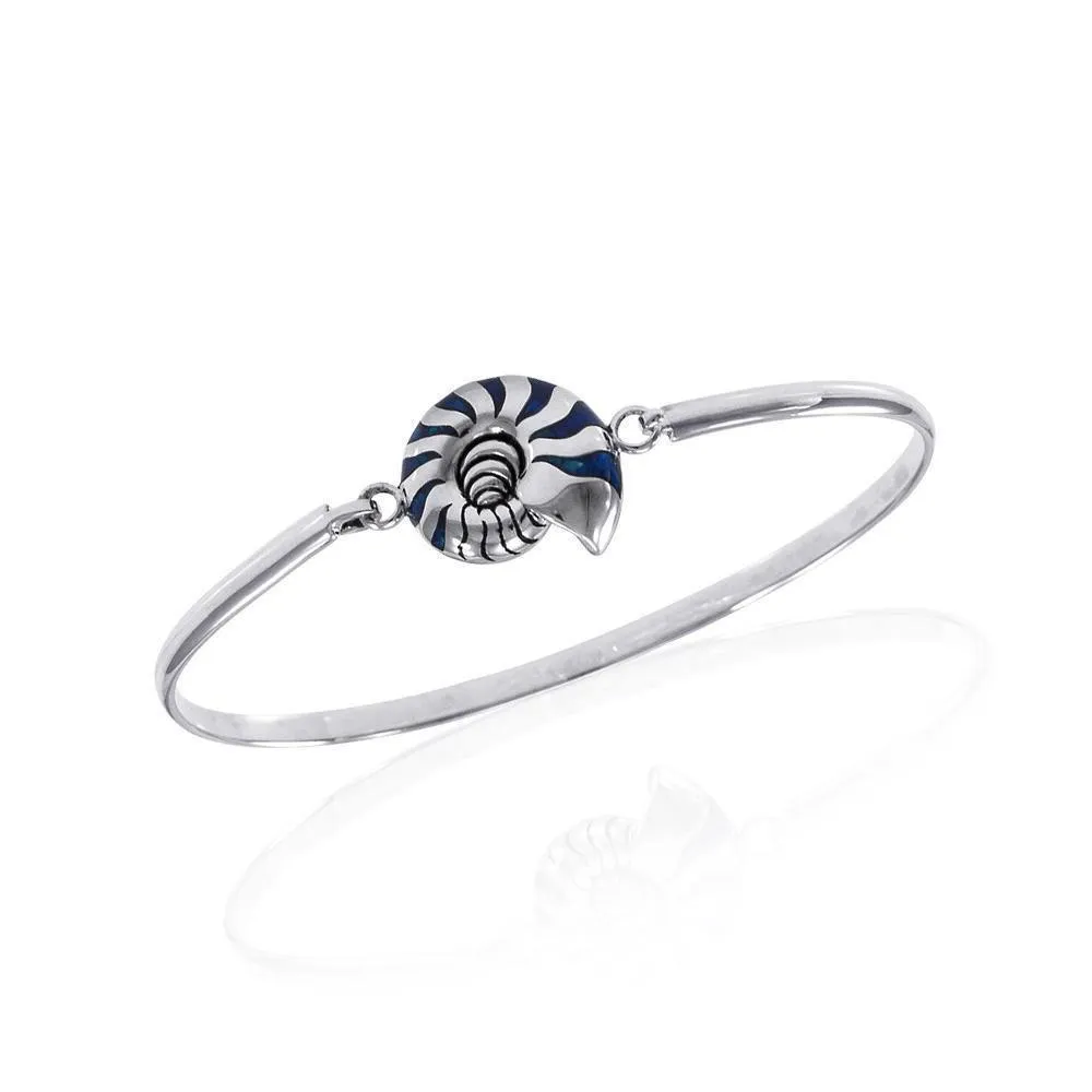 Nautilus Shell Spring Lock Bracelet TBA165