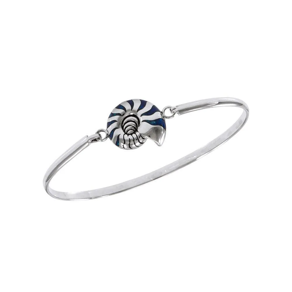 Nautilus Shell Spring Lock Bracelet TBA165