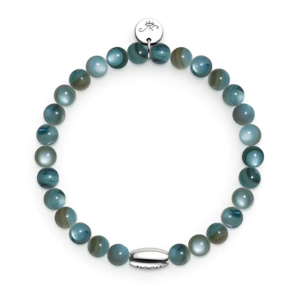 Nogu Viridian Kelp x Silver | Abalone Bracelet