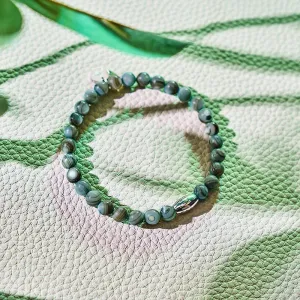Nogu Viridian Kelp x Silver | Abalone Bracelet