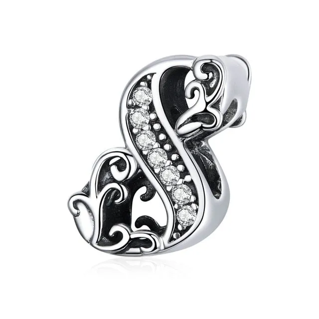Number Beads  Charm