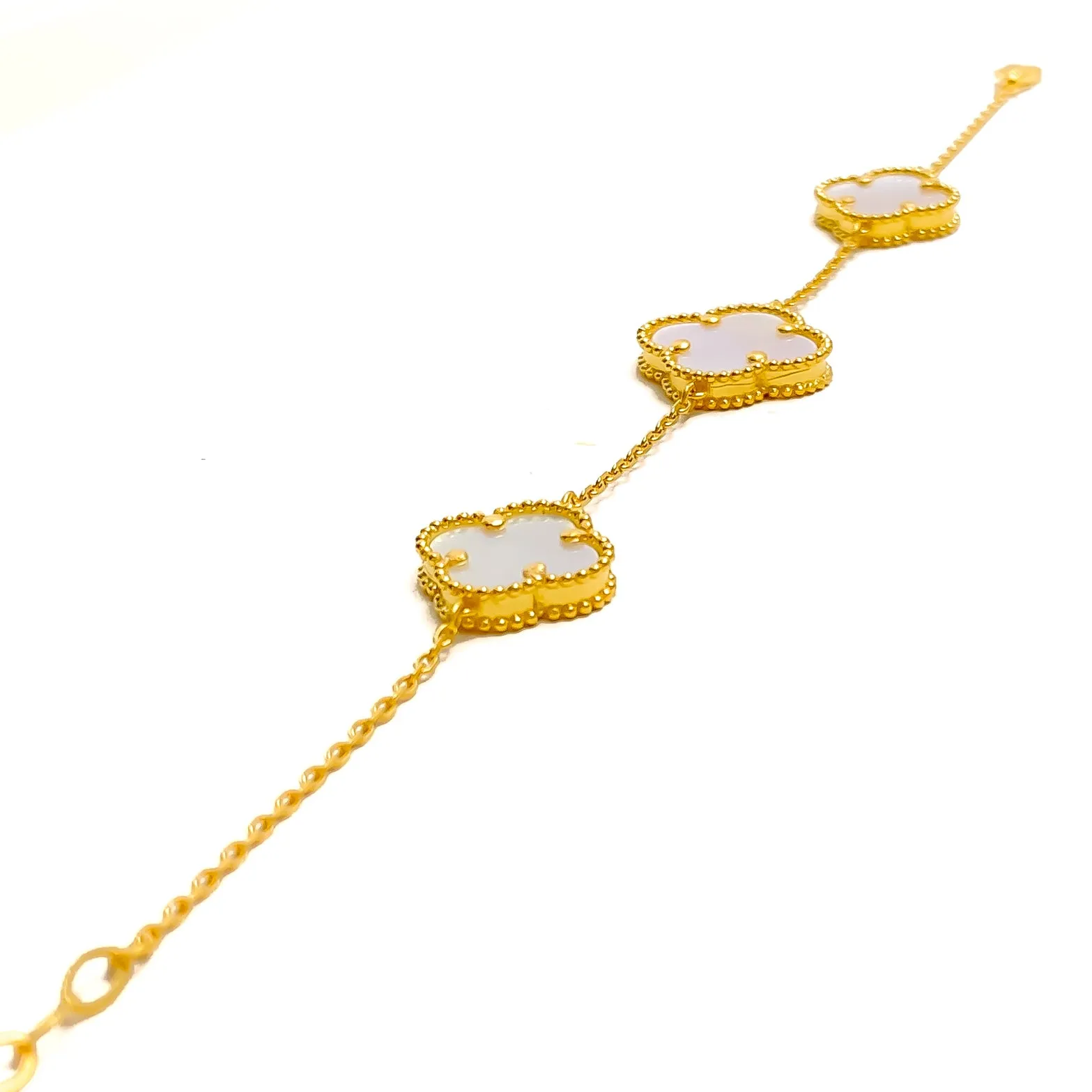 Opulent Gleaming 21k Gold Bracelet