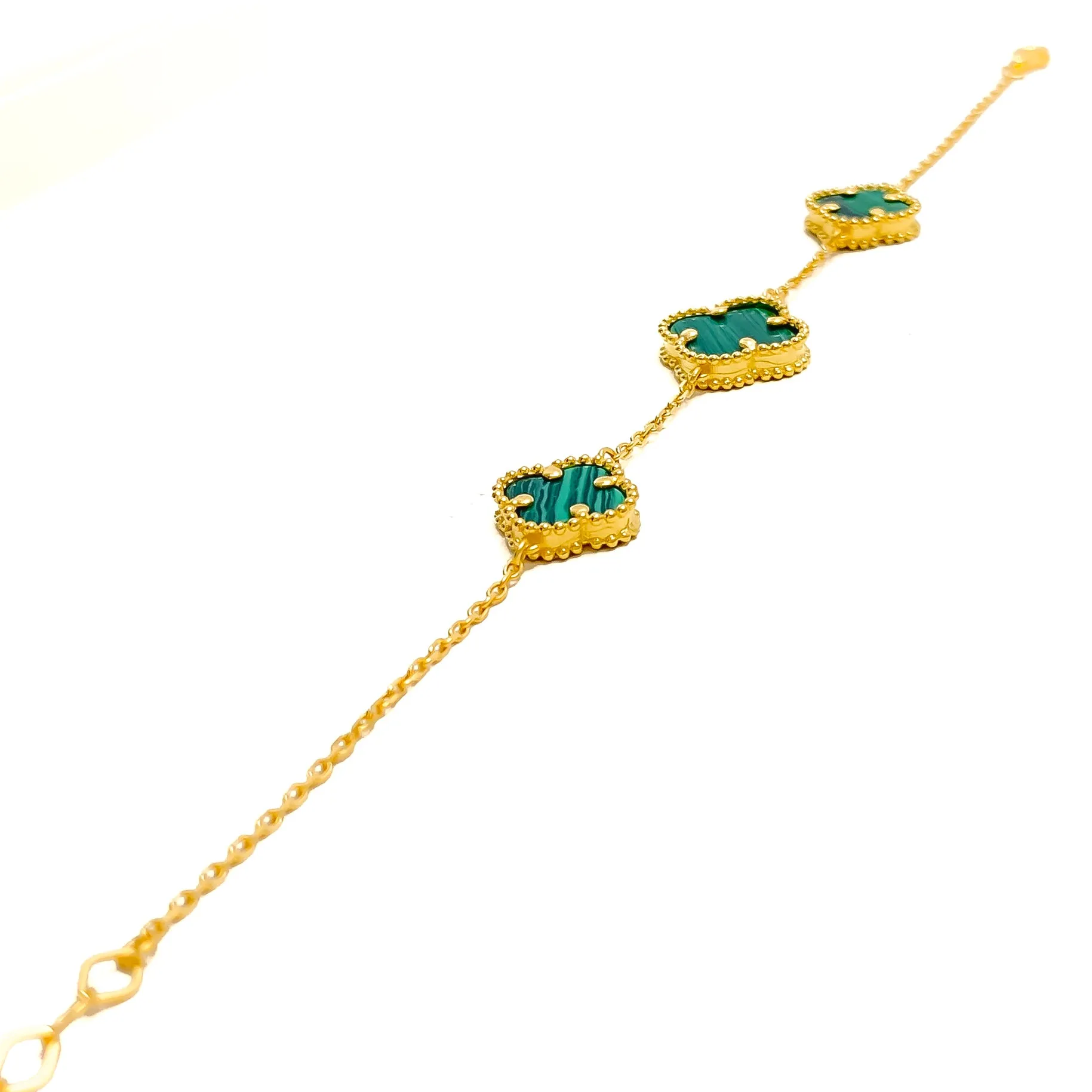 Ornamental Decadent 21k Gold Bracelet