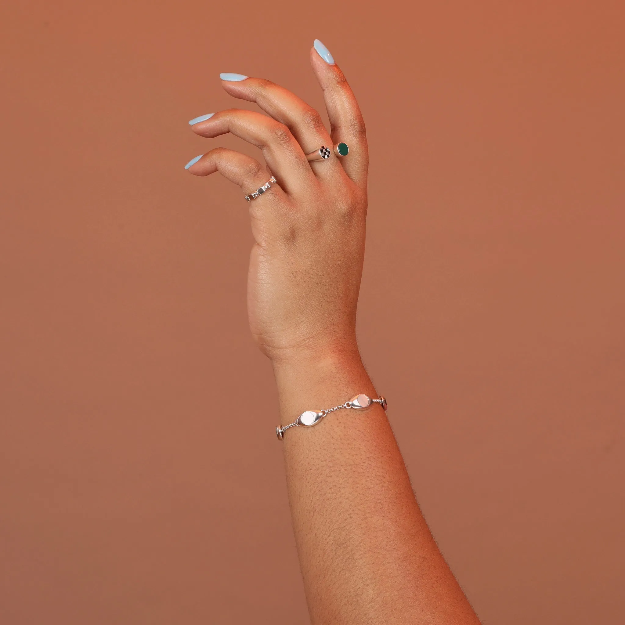 Oval Inlay Bracelet