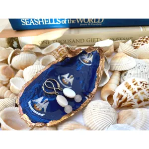 Oyster Shell Art,  Louisiana Flag Gift
