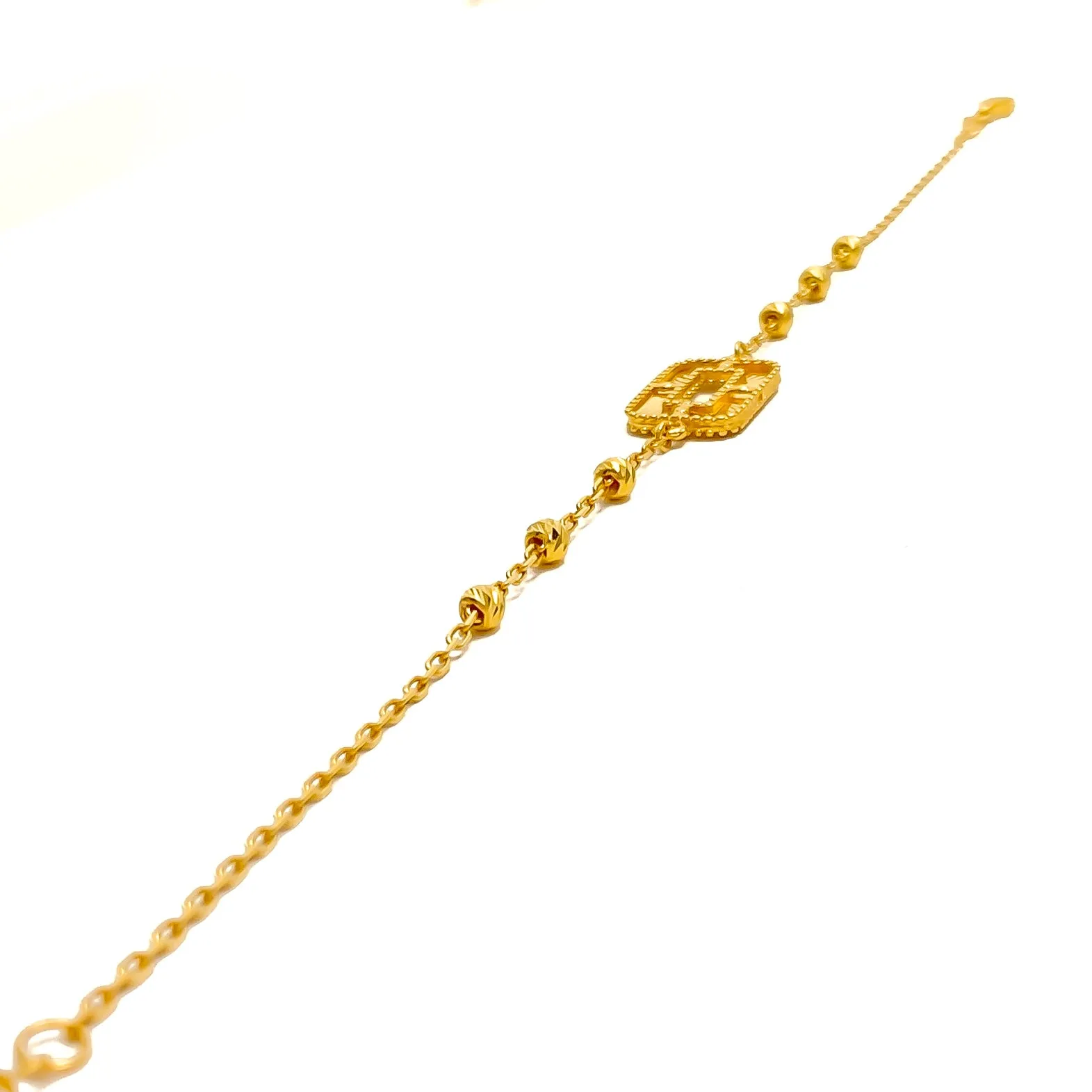 Palatial Jazzy 21k Gold Bracelet