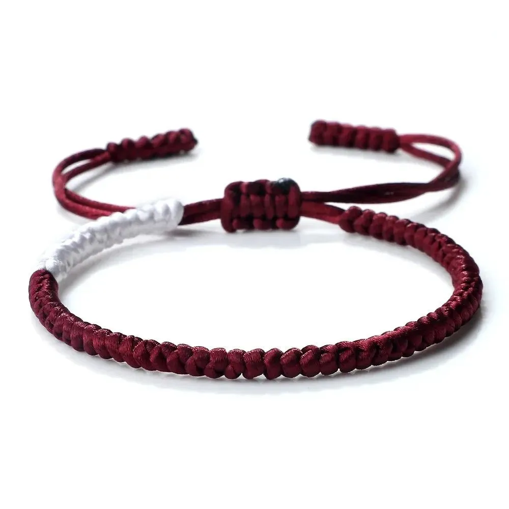 Palestine Flag Color Braided Rope Bracelet Middle Eastern Countries Mixed Colors Adjustable Bracelet Patriotic Jewelry Women Men