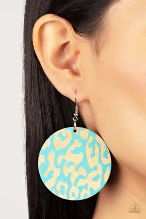 Paparazzi Catwalk Safari - Blue Earrings