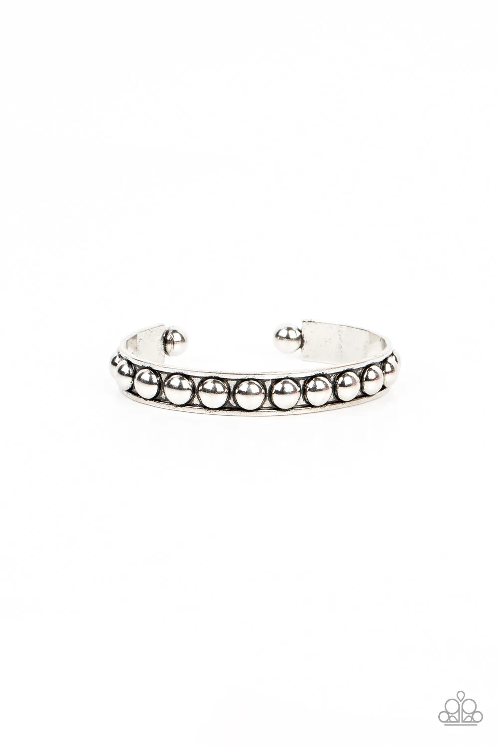 Paparazzi Clear as STUD - Silver