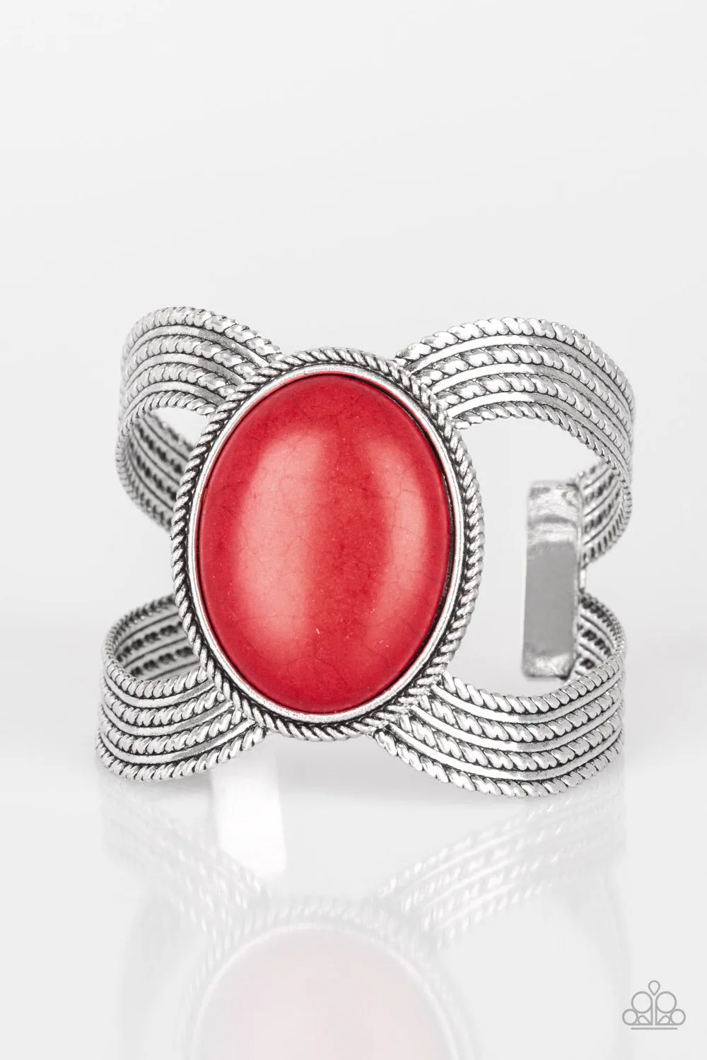 Paparazzi Coyote Couture - Red Bracelet