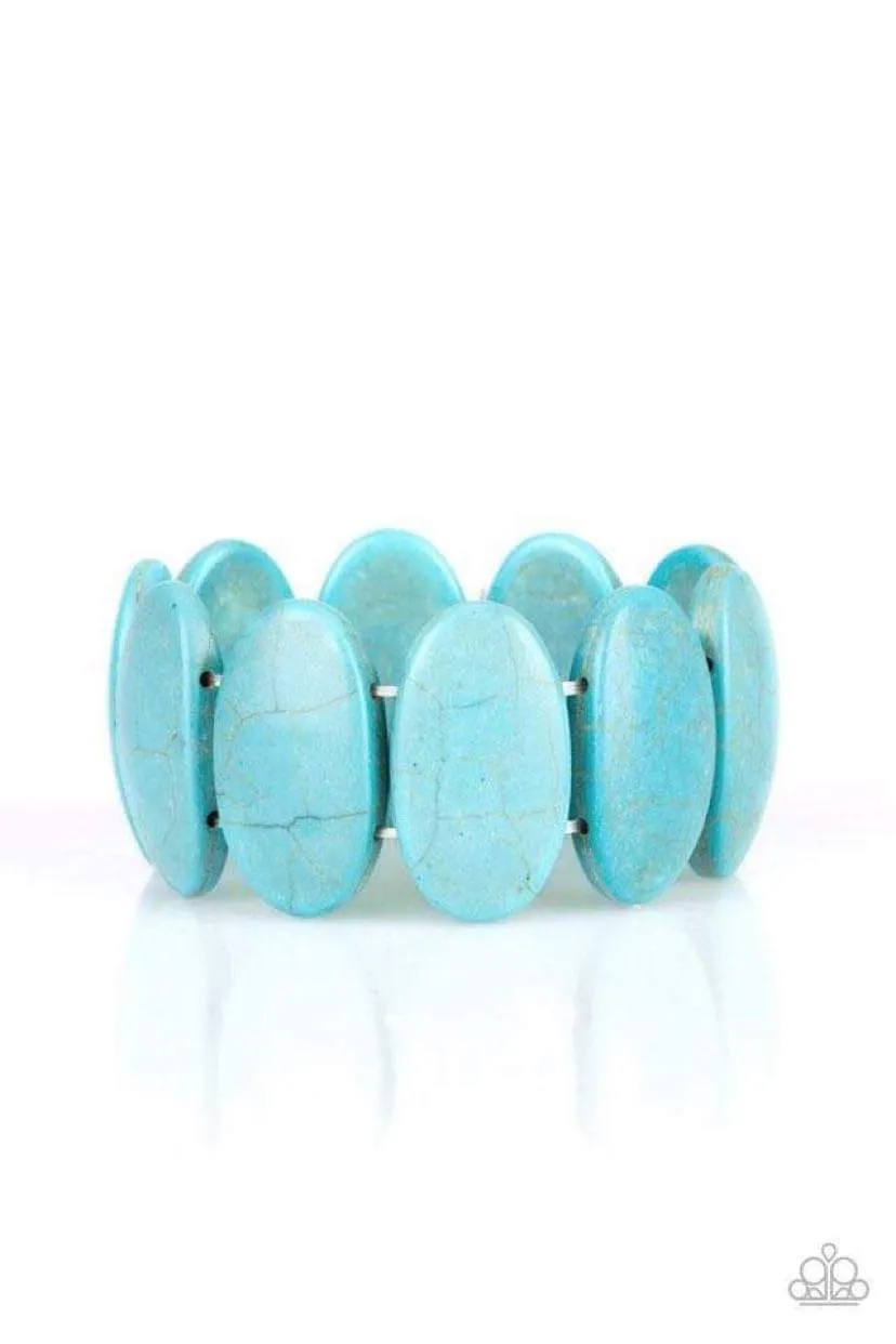 Paparazzi Dramatically Nomadic - Blue Bracelet