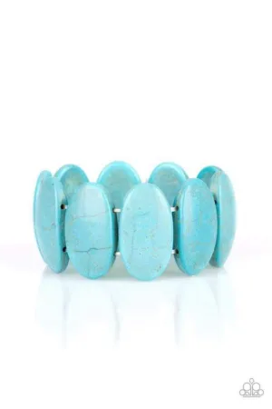 Paparazzi Dramatically Nomadic - Blue Bracelet