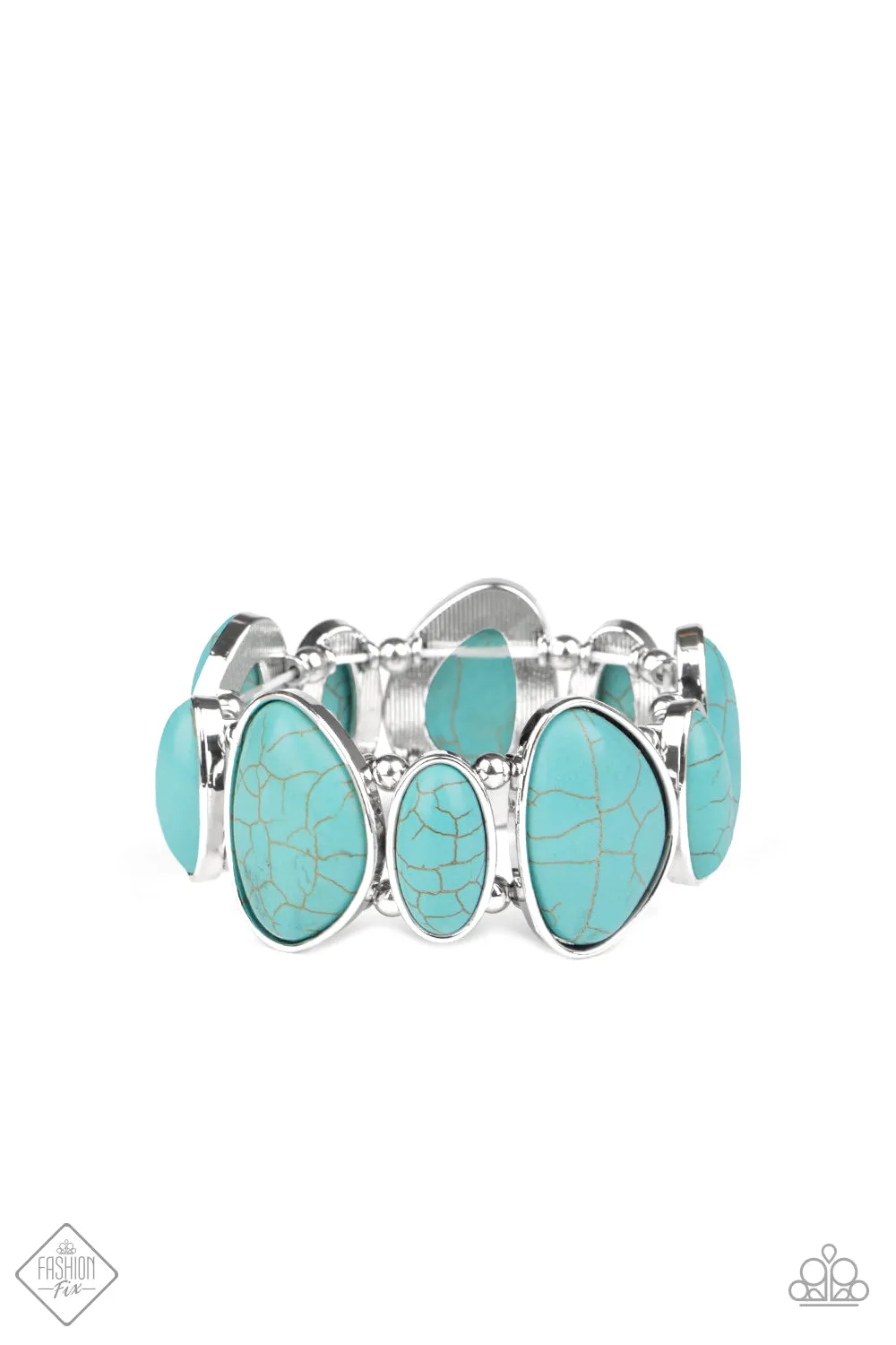 Paparazzi -  Feel At HOMESTEAD - Blue Bracelet