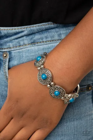 Paparazzi - Flirty Finery - Blue Bracelet