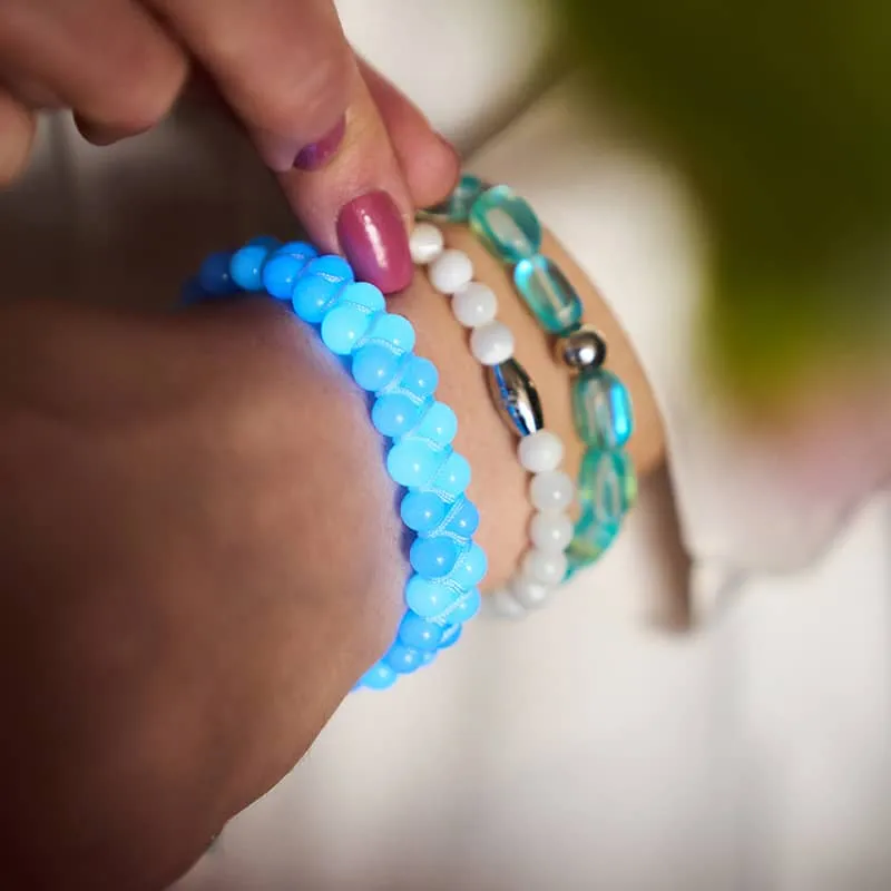 Pearl White x Silver | Abalone Bracelet