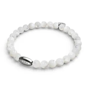 Pearl White x Silver | Abalone Bracelet
