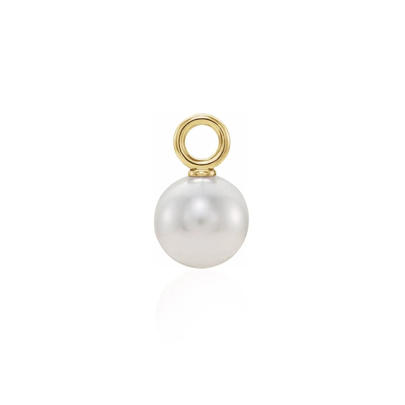 Pendentif perle d'eau douce et or 10k