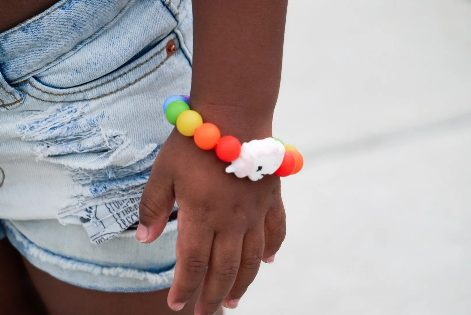 Personalized Silicone Beaded Bracelet